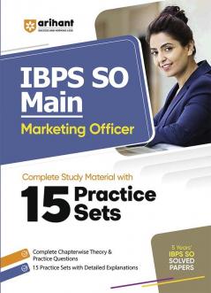 Arihant IBPS SO Main Marketing Officer Complete Study Material with 15 Practice Sets