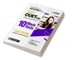 Arihant NTA CUET UG 10 Mock Test For Section 2 Humanities Domain Legal Studies Exam Book For CUET 2024