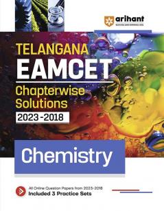 Arihant Telangana EAMCET Chapterwise Solutions 2023-2018 Chemistry for 2024 Exam