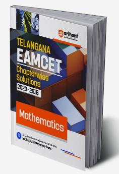 Arihant Telangana EAMCET Chapterwise Solutions 2023-2018 Mathematics for 2024 Exam