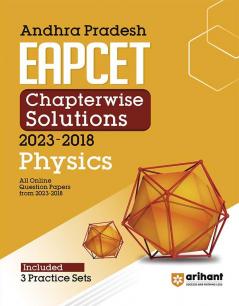 Arihant Andhra Pradesh EAPCET Chapterwise Solutions 2023-2018 Physics for 2024 Exam