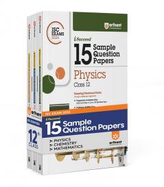Arihant ISC Sample Paper Physics Chemistry Mathematics Class 12 (Set of 3 Books) For 2024 Exam