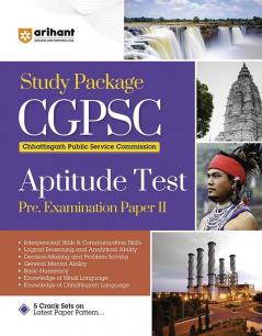 Arihant Study Package CGPSC Aptitute Test Pre Exam Paper 2