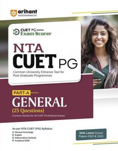 Arihant NTA CUET PG Exam Scorer Section A General (25 Questions) Common Section For All CUET PG Exams 2024