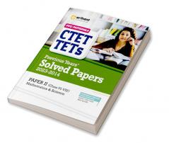 Arihant CTET & TETs Previous Years Solved Papers (2023 - 2014) Mathematics and Science for Class 6 to 8