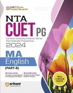 Arihant NTA CUET MA English (Part B) Guide for 2024 Exams