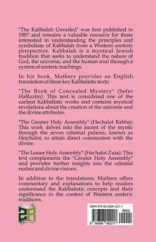 The Kabbalah Unveiled