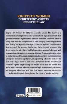 Rights Of Women In Different Aspects Under The Law