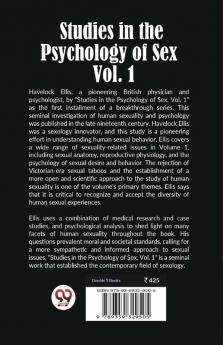 Studies in the Psychology of Sex Vol. 1