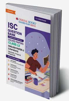 Oswaal ISC Question Bank Class 12 English-2 | Chapterwise and Topicwise | Solved Papers | For Board Exams 2025