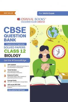 Oswaal CBSE Question Bank Class 12 Biology Hardcover Book Chapterwise and Topicwise Solved Papers For Board Exams 2025