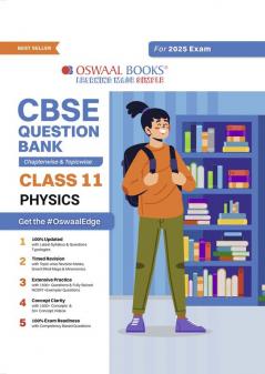 Oswaal CBSE Question Bank Class 11 Physics Hardcover Book Chapterwise and Topicwise Solved Papers For 2025 Exams