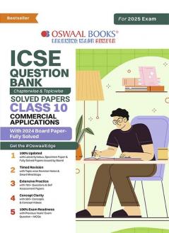 Oswaal ICSE Question Bank SOLVED PAPERS | Class 10 | Commercial Application| For Exam 2024-25