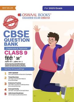 Oswaal CBSE Question Bank Class 9 Hindi-A Chapterwise and Topicwise Solved Papers For 2025 Exams