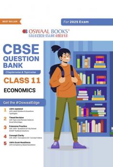 Oswaal CBSE Question Bank Class 11 Economics Hardcover Book Chapterwise and Topicwise Solved Papers For 2025 Exams