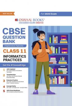 Oswaal CBSE Question Bank Class 11 Informatics Practices Hardcover Book Chapterwise and Topicwise Solved Papers For 2025 Exams