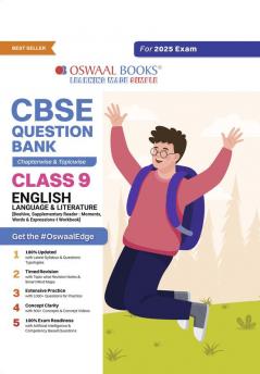 Oswaal CBSE Question Bank Class 9 English Language & Literature Hardcover Book Chapterwise and Topicwise Solved Papers For 2025 Exams