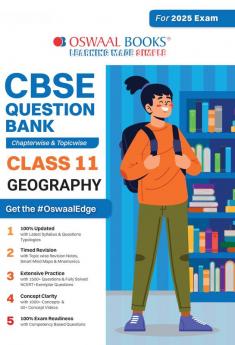 Oswaal CBSE Question Bank Class 11 Geography Chapterwise and Topicwise Solved Papers For 2025 Exams