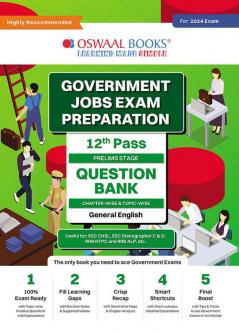 Oswaal Government Exams Question Bank 12th Pass | General English | for 2024 Exam