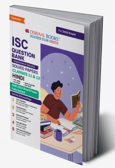 Oswaal ISC Question Bank Class 12 Hindi | Chapterwise and Topicwise | Solved Papers | For Board Exams 2025