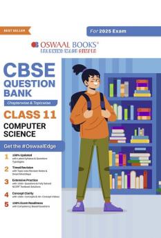 Oswaal CBSE Question Bank Class 11 Computer Science Hardcover Book Chapterwise and Topicwise Solved Papers For 2025 Exams