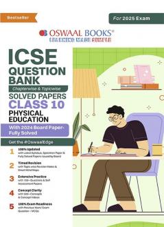 Oswaal ICSE Question Bank Chapter-wise Topic-wis Class 10 Physical Education | For Board Exam 2025