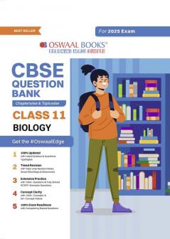 Oswaal CBSE Question Bank Class 11 Biology Hardcover Book Chapterwise and Topicwise Solved Papers For 2025 Exams