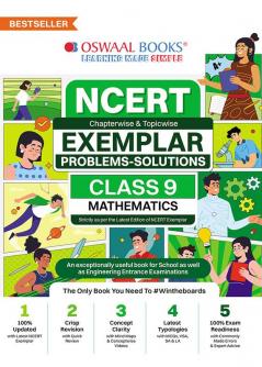 Oswaal NCERT Exemplar (Problems - Solutions) Class 9 Mathematics Book