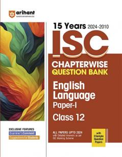 ISC Chapterwise English Language 12th