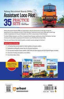 Arihant RRB Assistant Loco Pilot (ALP) 35 Practice Sets 2024 STAGE - 1 | Computer Based Test | Free 5 Online Mock Test | Latest Current Affairs