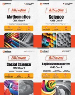All In One Science Social Science Mathematics English Communication Class 9th Based On Latest NCERT For CBSE Exams 2025