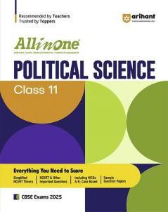 Arihant All In One Class 11th Political Science for CBSE Exam 2024