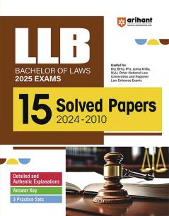 LLB Exam 2025 | 15 Solved Papers (2024-2010)