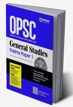 Arihant OPSC Odisha Civil Service Exam Guide 2024 General Studies Prelims Paper 1 | 5000+ Exam Pattern Question1 | 5 Crack Sets | 2 Online Mock Test