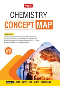 MTG Concept Map For NEET/JEE Chemistry Book (Class 11th & 12th) 2025 Exam | Covers Chapterwise Topicwise Concept Map/Mind Map Quick Review of Important Topics | For CBSE CUET Olympiads