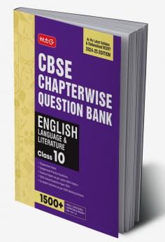 MTG CBSE Class 10 Chapterwise Question Bank English Core For 2025 Board Exam | As Per Latest CBSE Syllabus & Rationalised NCERT Pattern