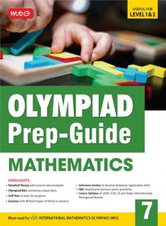 MTG Olympiad Prep-Guide Class 7 Mathematics (IMO) - Detailed Theory Self Test with IMO Chapterwise Previous Year Question Paper For SOF 2024-25 Exam