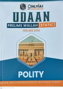 PW UPSC UDAAN Prelims Wallah - Polity