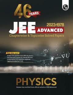 PW 46 Years Physics Chapterwise and Topicwise Solved Papers PYQ of JEE Advanced 1978 to 2023