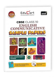 Educart CBSE English Communicative Class 10 Sample Paper 2024-25 (new 50% competency Qs) 2025