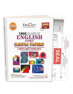 Educart CBSE English Core Class 12 Sample Papers 2024-25 (With exclusive CBSE Mock Booklets for 2025 Exam)