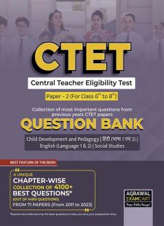 Examcart CTET Paper 2 (Class 6 To 8) Social Studies (SST) Question Bank for 2024 Exam in English