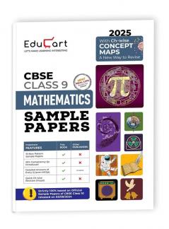 Educart CBSE Mathematics Class 9 Sample Papers for 2024-25 (Introducing Revision Maps) 2025