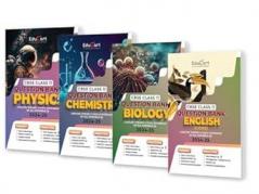 Educart CBSE Class 11 Question Bank PHYSICS CHEMISTRY BIOLOGY & ENGLISH 2024-25 Bundle (Set of 4 Books) For 2025 Board Exams