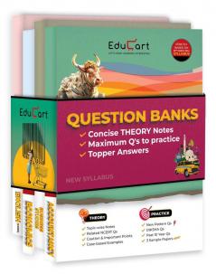 Educart CBSE Class 12 Question Bank ACCOUNTANCYBUSINESS STUDIES ECONOMICS & ENGLISH 2024-25 Bundle (Set of 4 Books) For 2025 Board Exams (As per latest CBSE Syllabus 23 Mar 2024)
