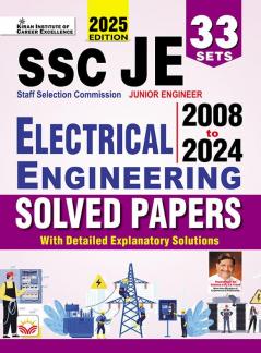 SSC Junior Engineer Electrical Engineering 2008 to 2024 Solved Papers (English Medium) (5569)