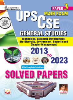 Upsc Cse Paper 3 Main Exam General Studies 2013 To 2023 Solved Papers (English Medium)(5037)