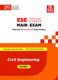 ESE 2025 Mains Examination Civil Engineering Conventional Paper I