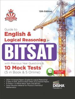 Guide Eng & LR BITSAT 11th Edn-600