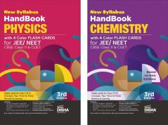 Combo (set of 3 Books) New Syllabus HandBooks of Physics Chemistry & Mathematics for JEE CBSE Class 11/ 12 & CUET 2nd Edition | Complete NCERT in One Liner Format | Engineering Class XI & XII